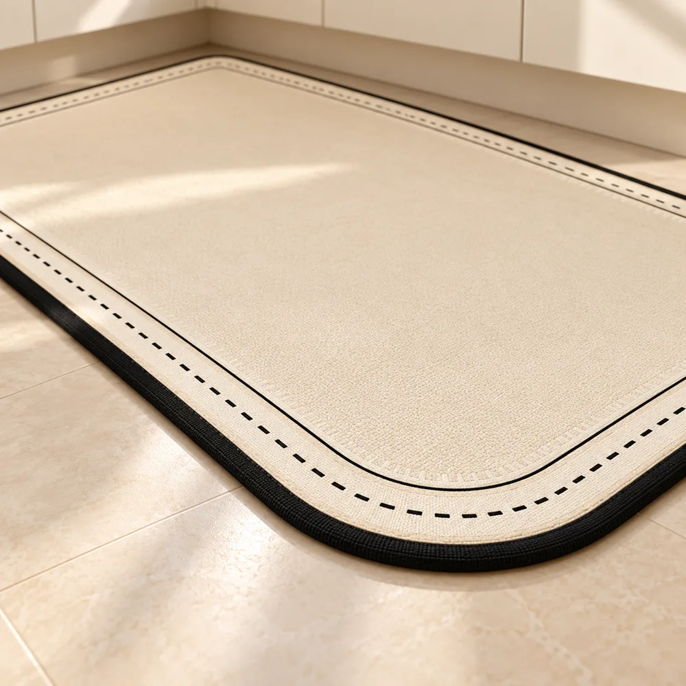 Maison L Mat Tailored Border (120 × 120 cm) styled view
