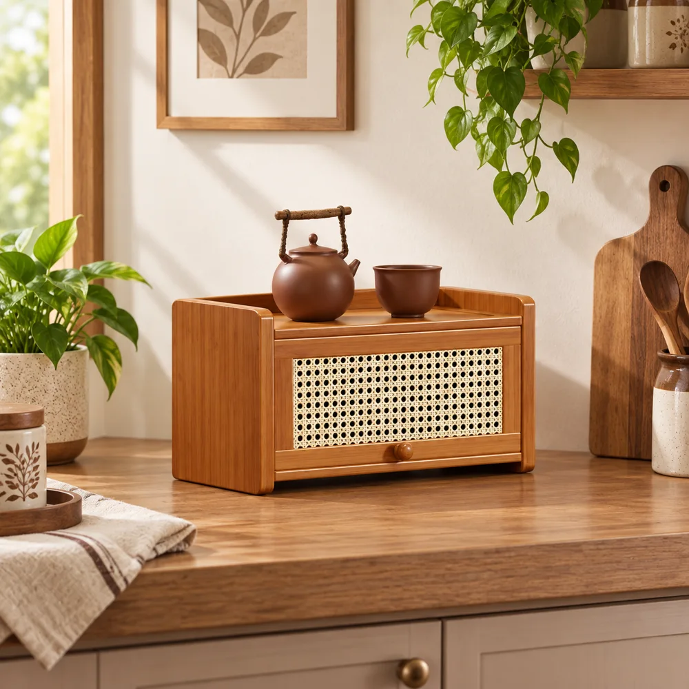 Woven front Flip door Cup Cabinet (30 cm)
