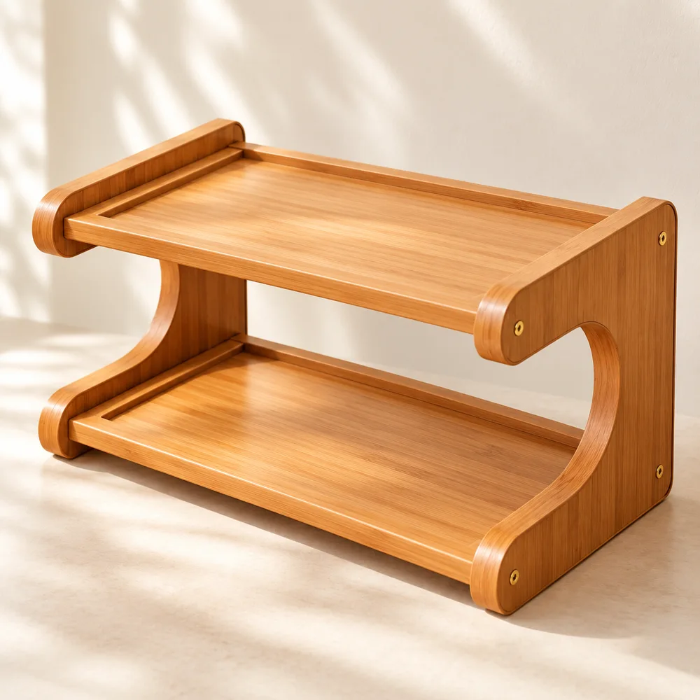 Vintage Desktop Shelf Open (30 cm) — Ready for your space