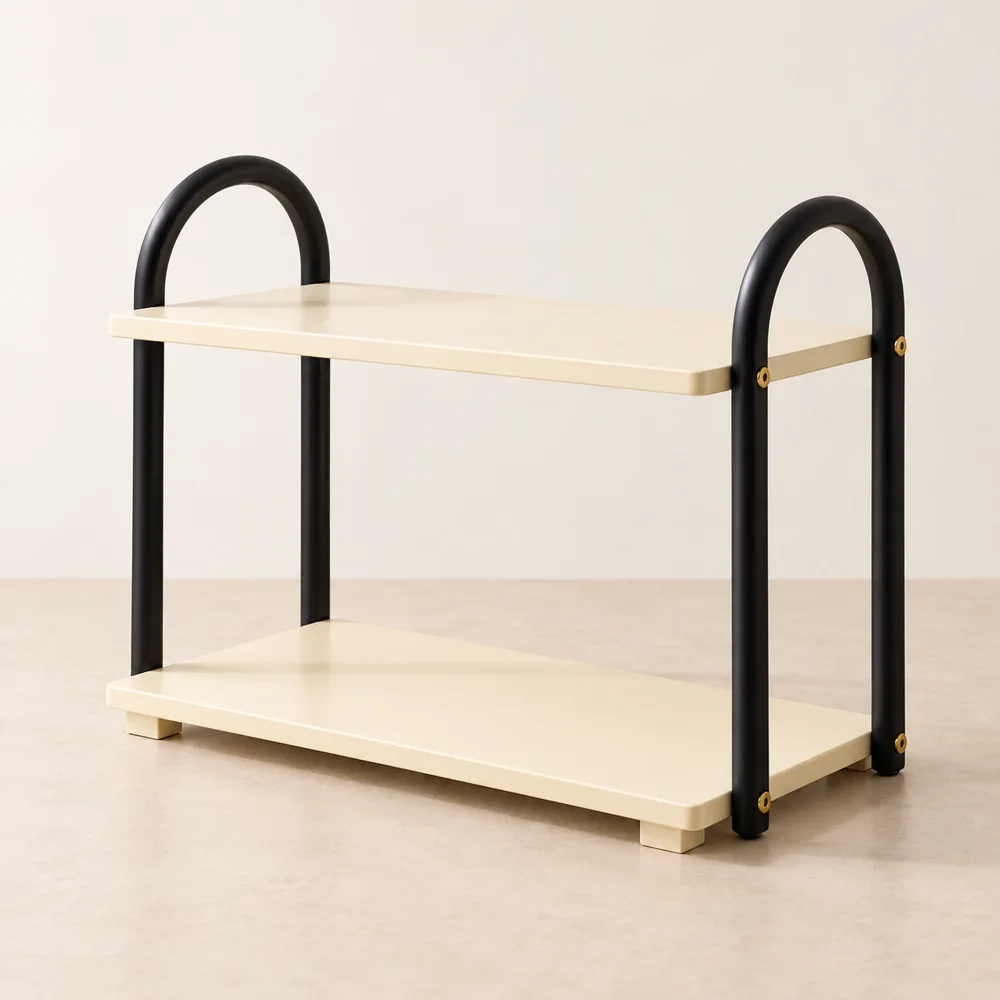 Vintage Desktop Bookshelf (40 cm) styled view