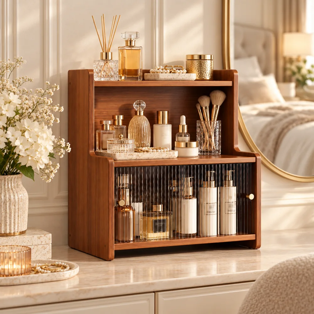 Vintage Sliding door Countertop Shelf (35 cm) — Form and function