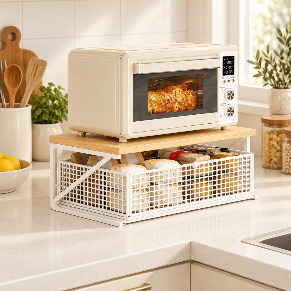 Pull-Out Appliance Rack Single Shelf