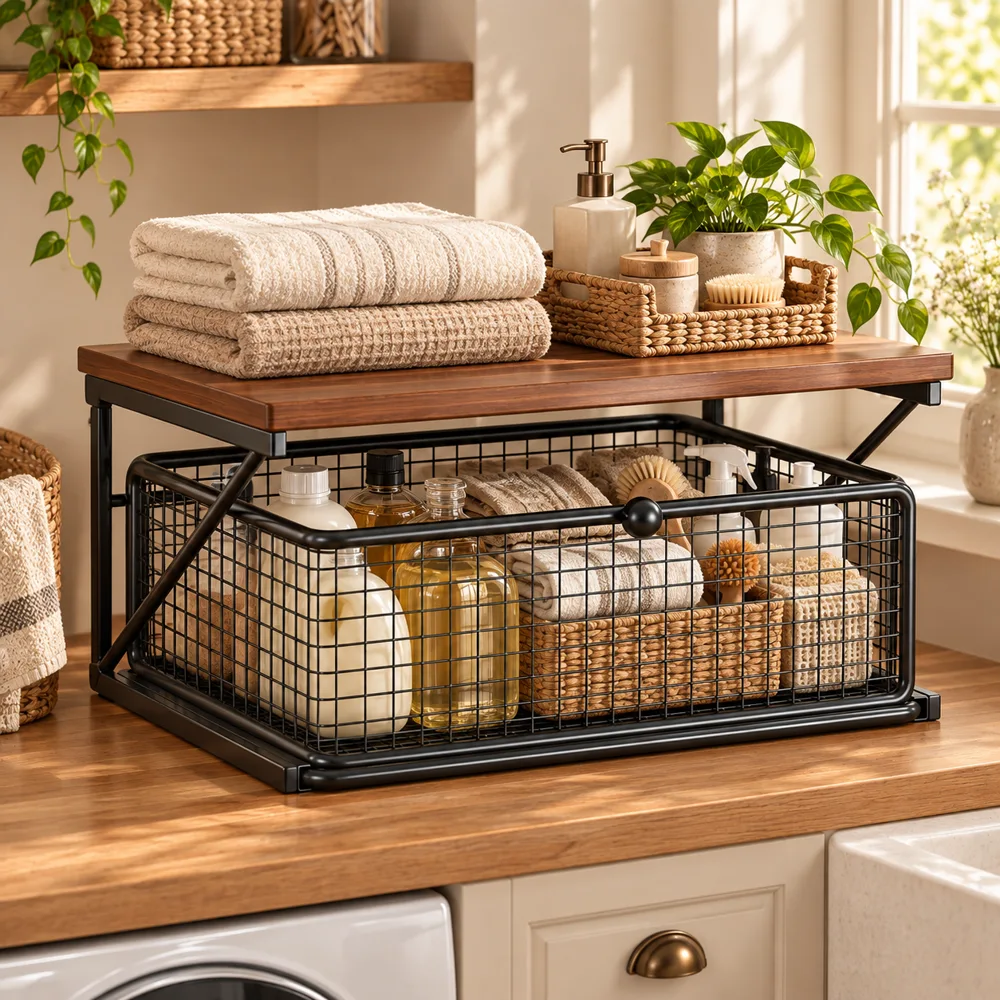 Vintage Coffee Stand Single Shelf — Form and function