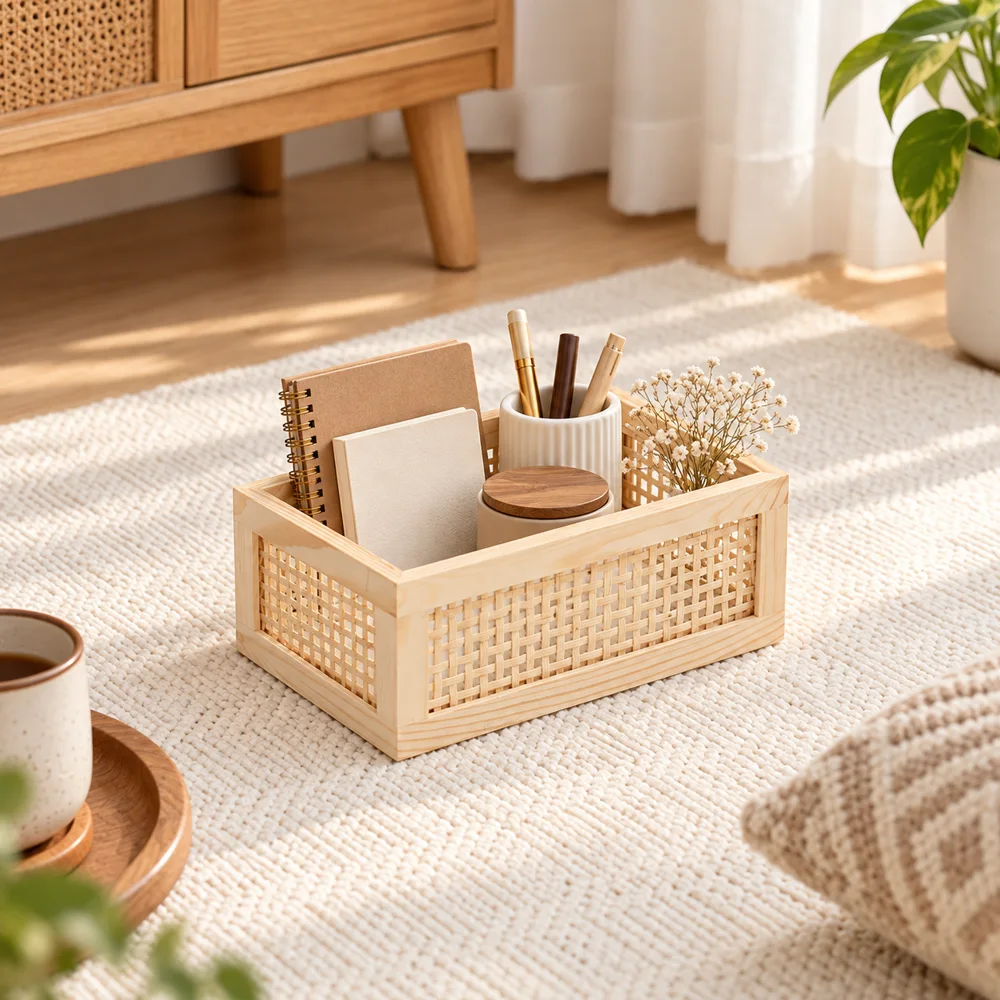Natural Woven Mini Storage Tray