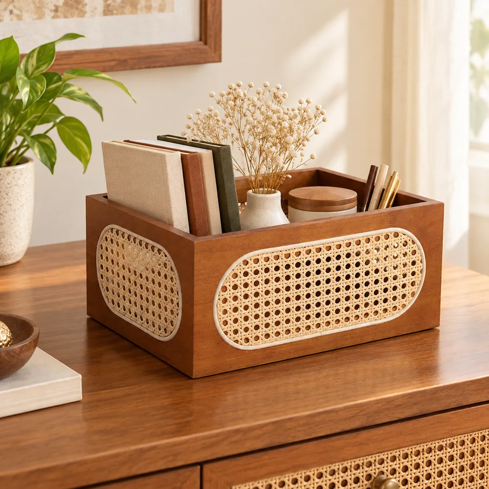 Vintage Open Storage Basket