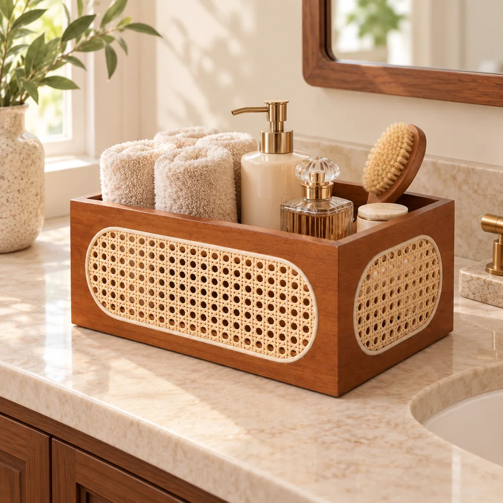 Vintage Open Storage Basket — Form and function