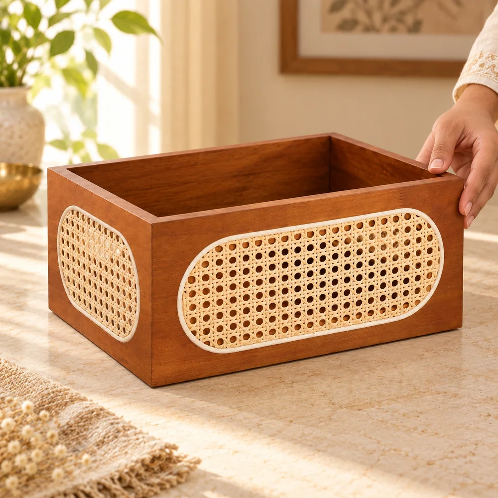 Vintage Open Storage Basket — Ready for your space