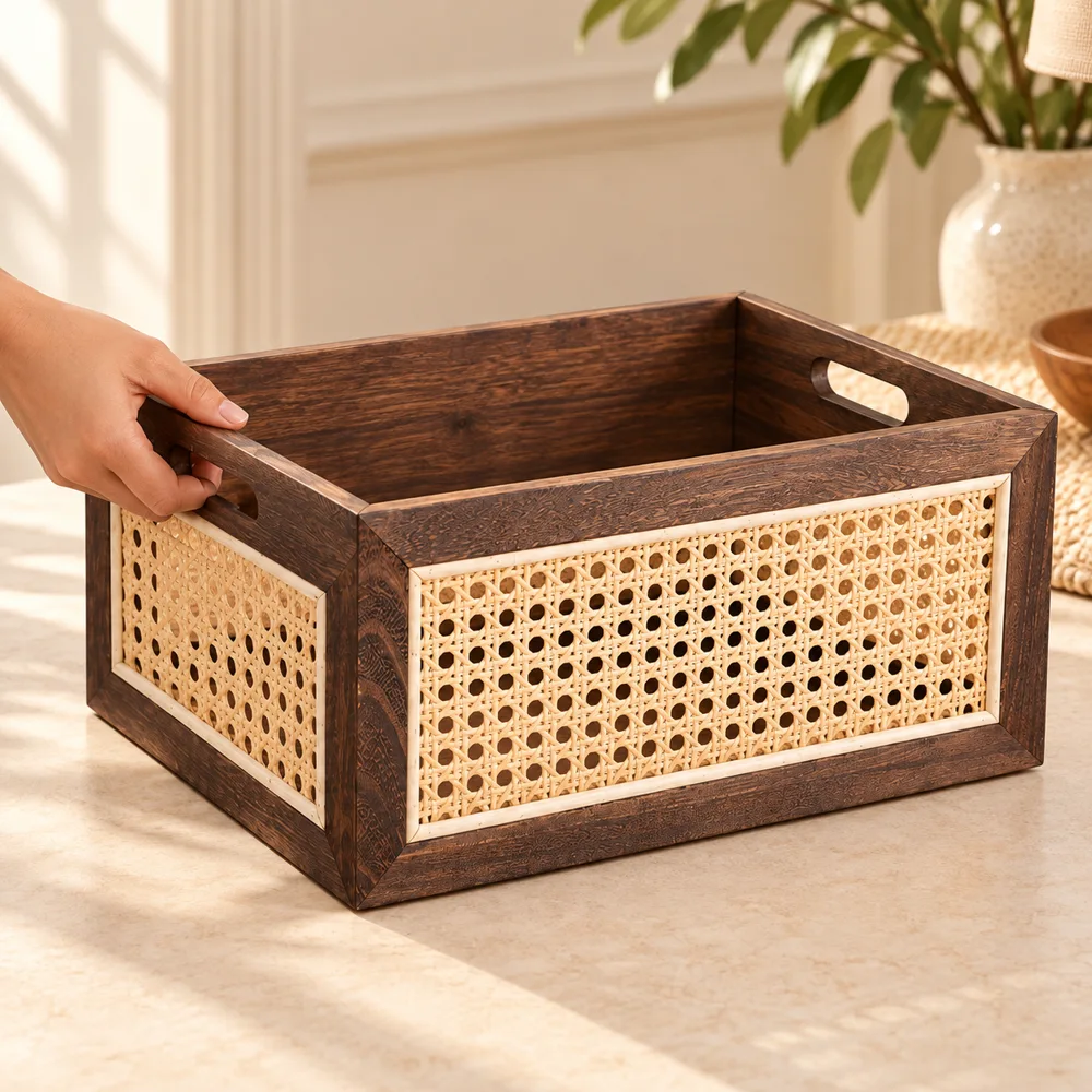 Toasted Woven Basket — Ready for your space