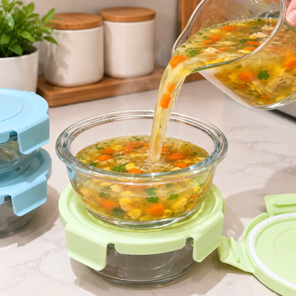 Leakproof Glass Containers — Form and function