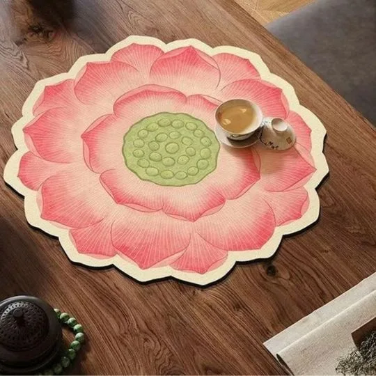 Elegant Lotus Mat close view