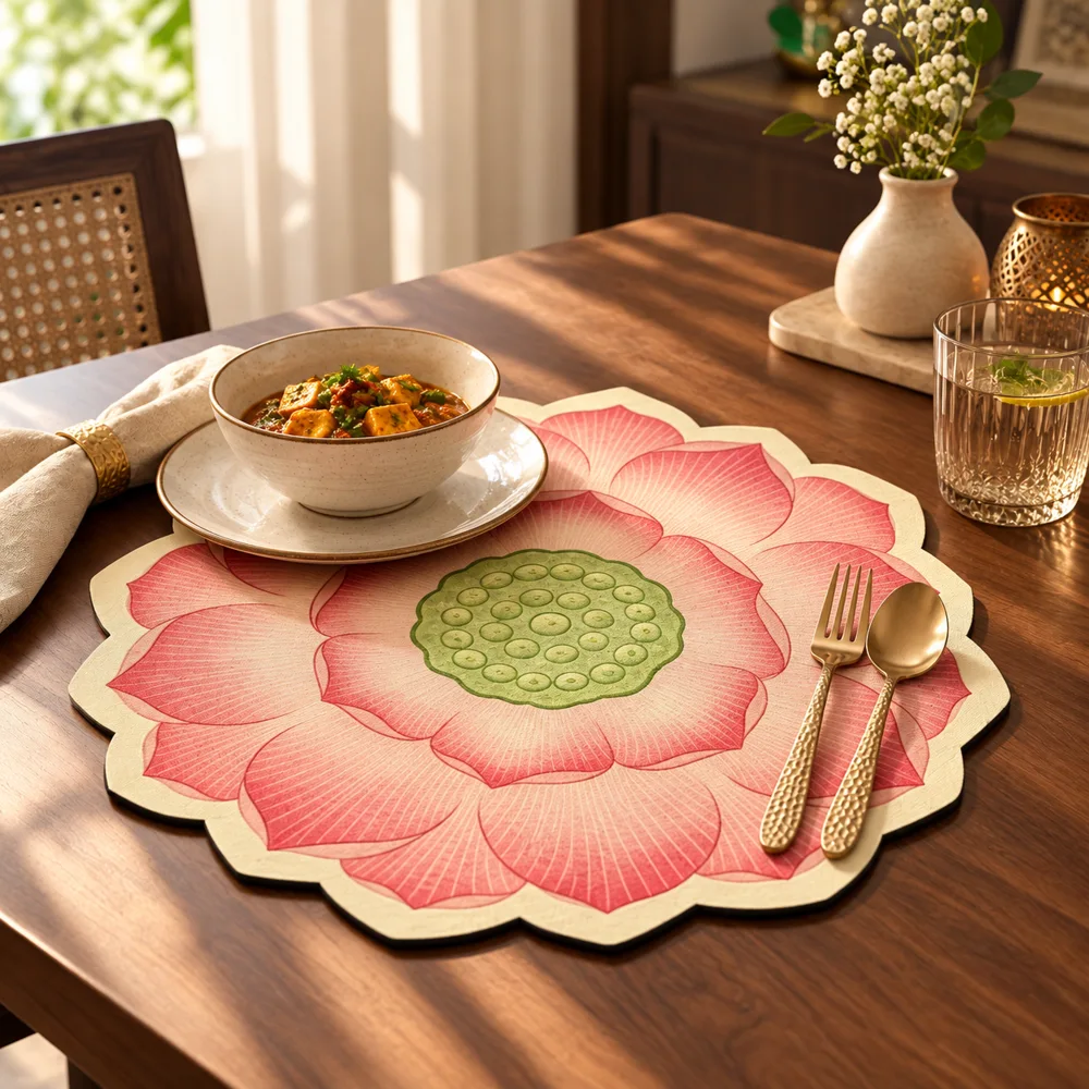 Elegant Lotus Mat styled view