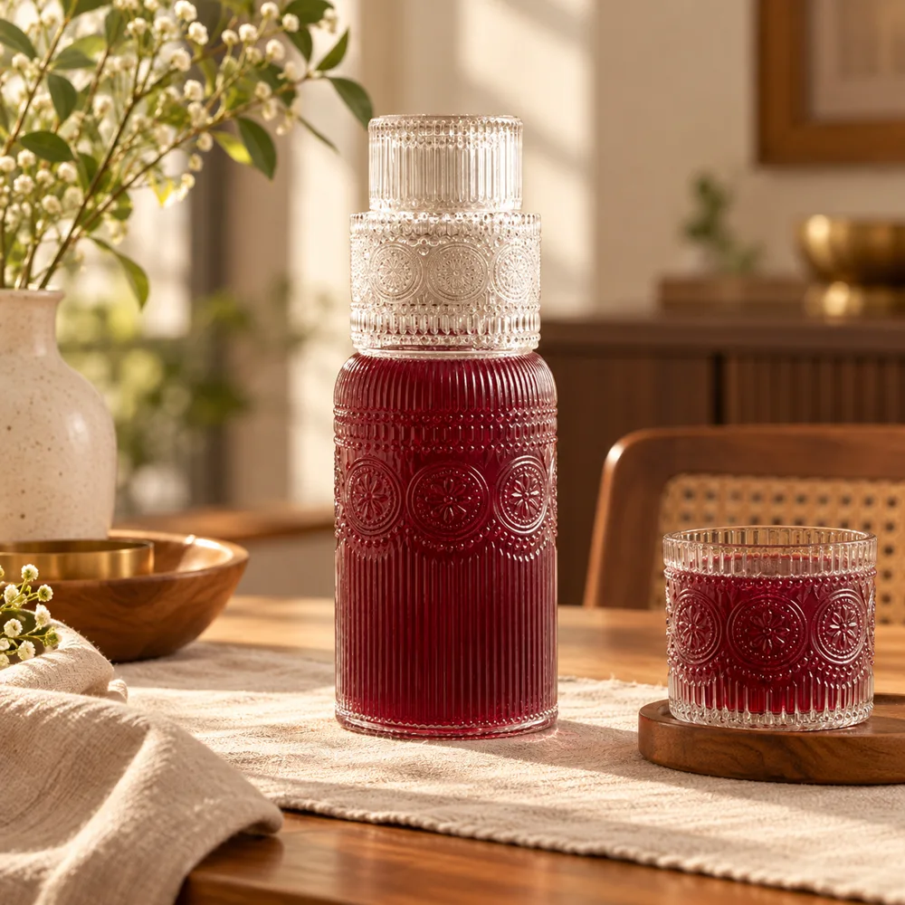 Vintage Glass Bottle styled view