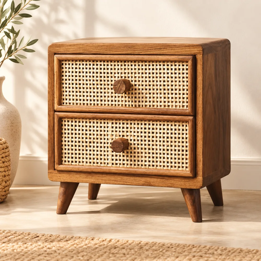 Vintage Rattan Drawer — Everyday setup