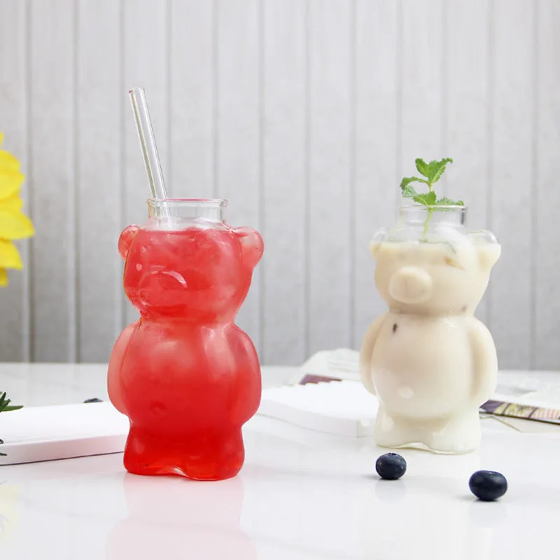 Cute Bear Glass Cup — Form and function