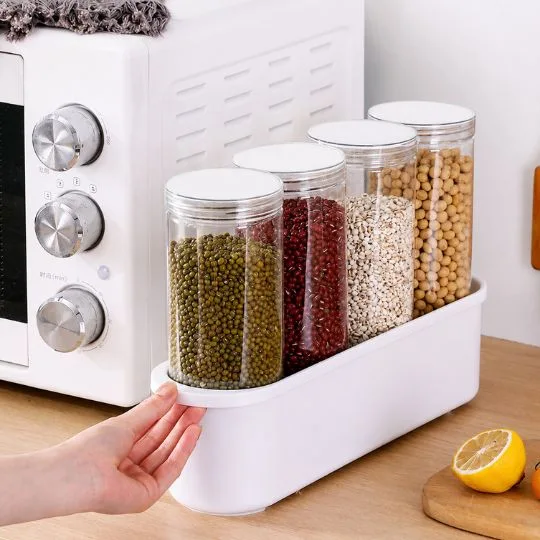 Kitchen Storage Organizer Box — Everyday setup