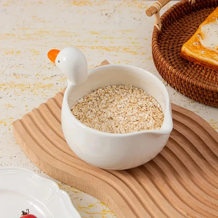 Duck Delight Serving Bowl styled view