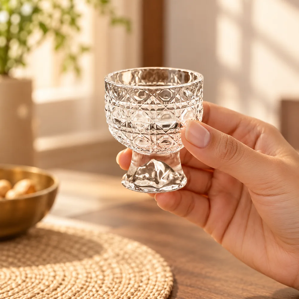 Mini Crystal Glass close view
