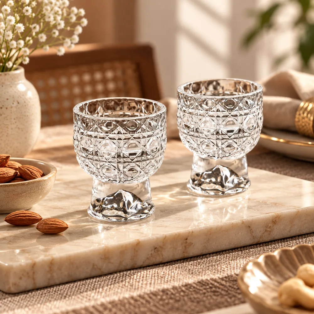 Mini Crystal Glass styled view